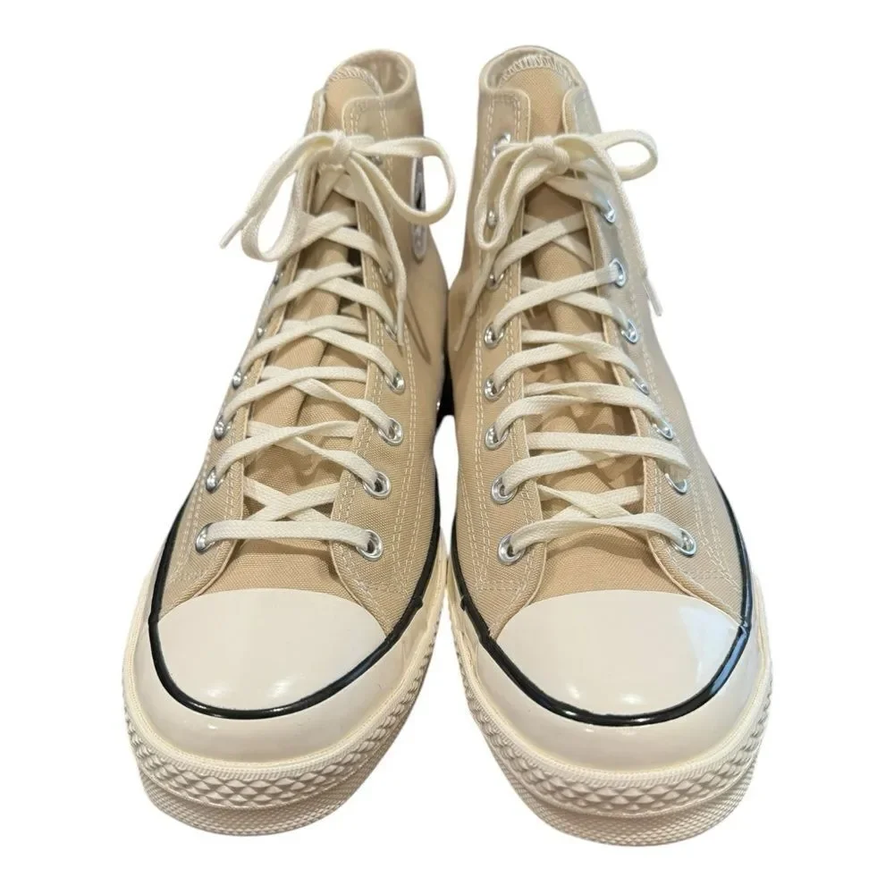 NEW Converse Men's Chuck 70 Vintage Canvas Oak Milk Egret Black Sneakers 12